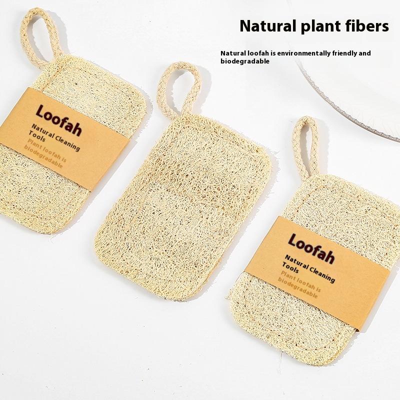 Natural Loofah Scrub Pad 6Pcs  - огляд і ціна Dish Brush Bamboo