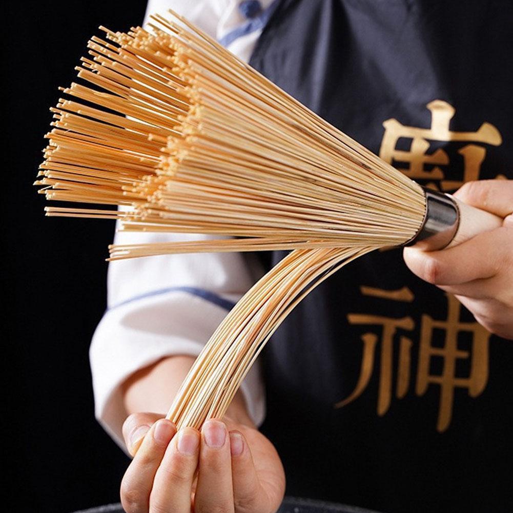 Natural Bamboo Pot Brush Long  - огляд і ціна Dish Brush Bamboo