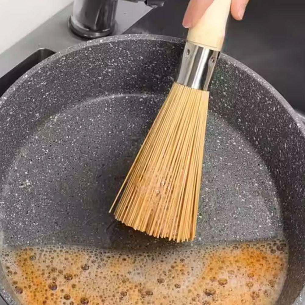 Natural Bamboo Pot Brush Long  - огляд і ціна Dish Brush Bamboo