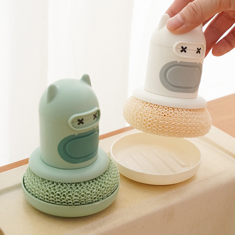 Kitchen Cartoon Press Bottle B - огляд і ціна Dish Brush Bamboo