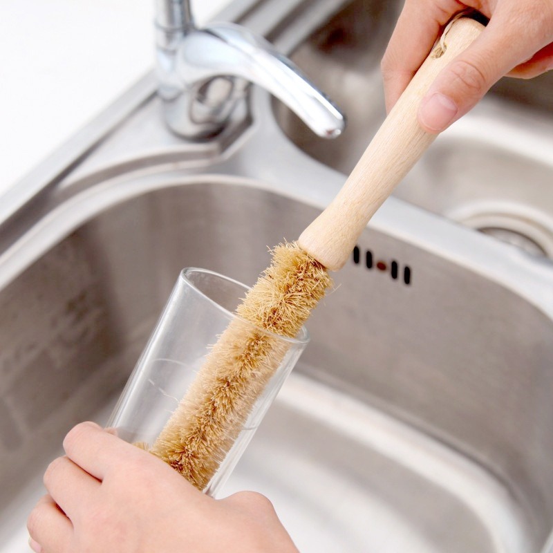 Kitchen Cleaning Brush Natural - огляд і ціна Dish Brush Bamboo