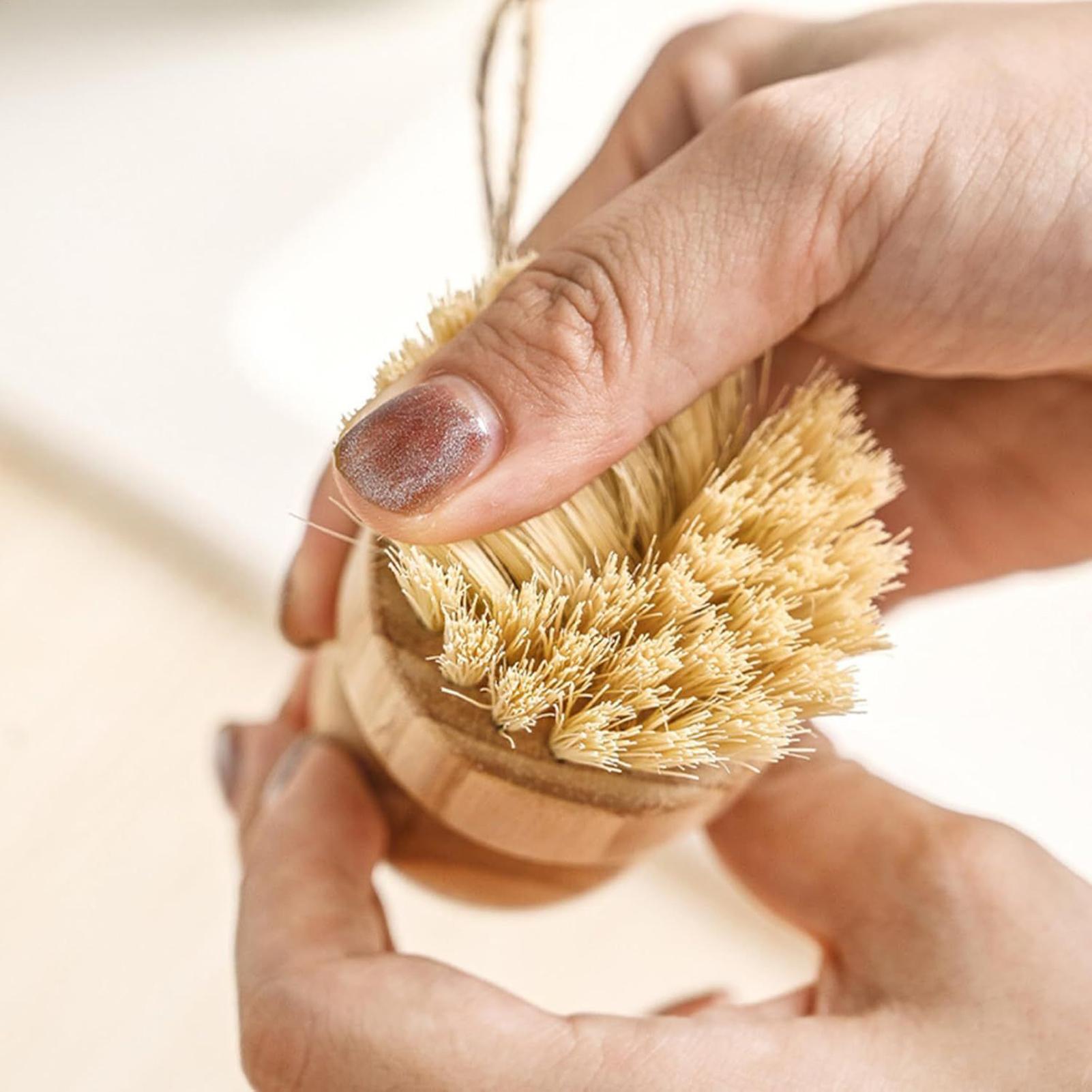 Wooden Kitchen Cleaning Brush  - огляд і ціна Dish Brush Bamboo