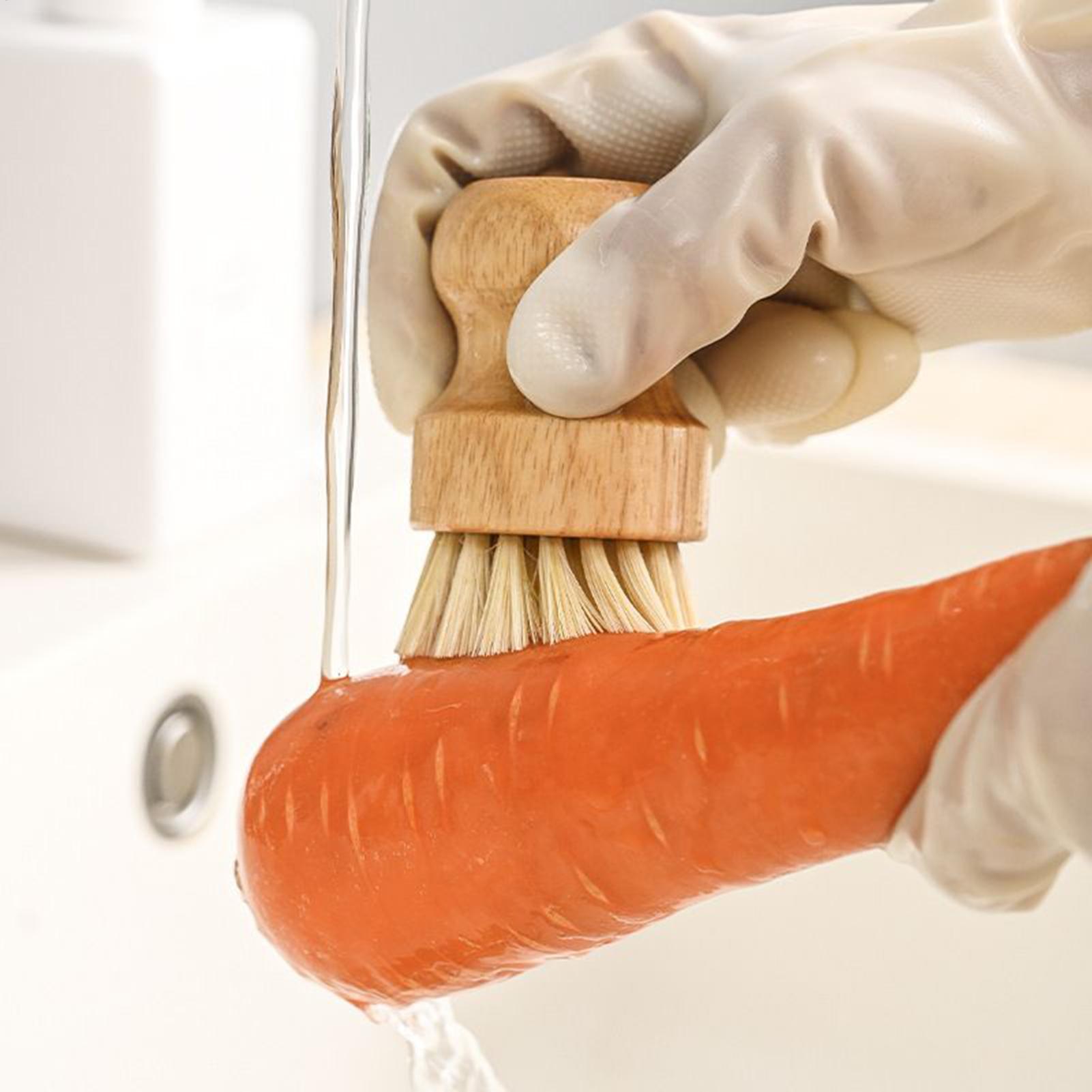 Wooden Kitchen Cleaning Brush  - огляд і ціна Dish Brush Bamboo