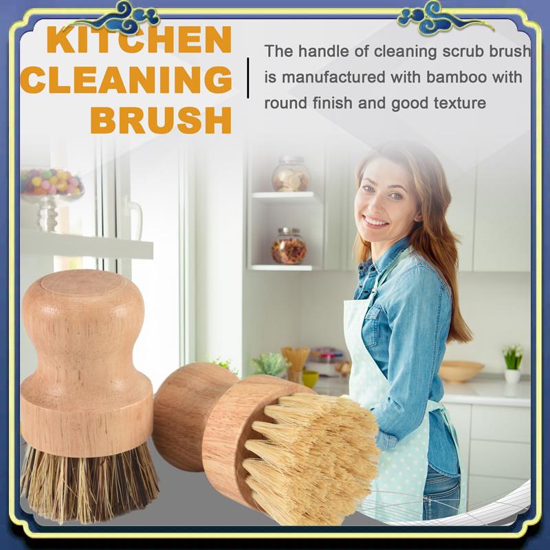 A56P-Bamboo Dish Brush 2Pcs Ba - огляд і ціна Dish Brush Bamboo
