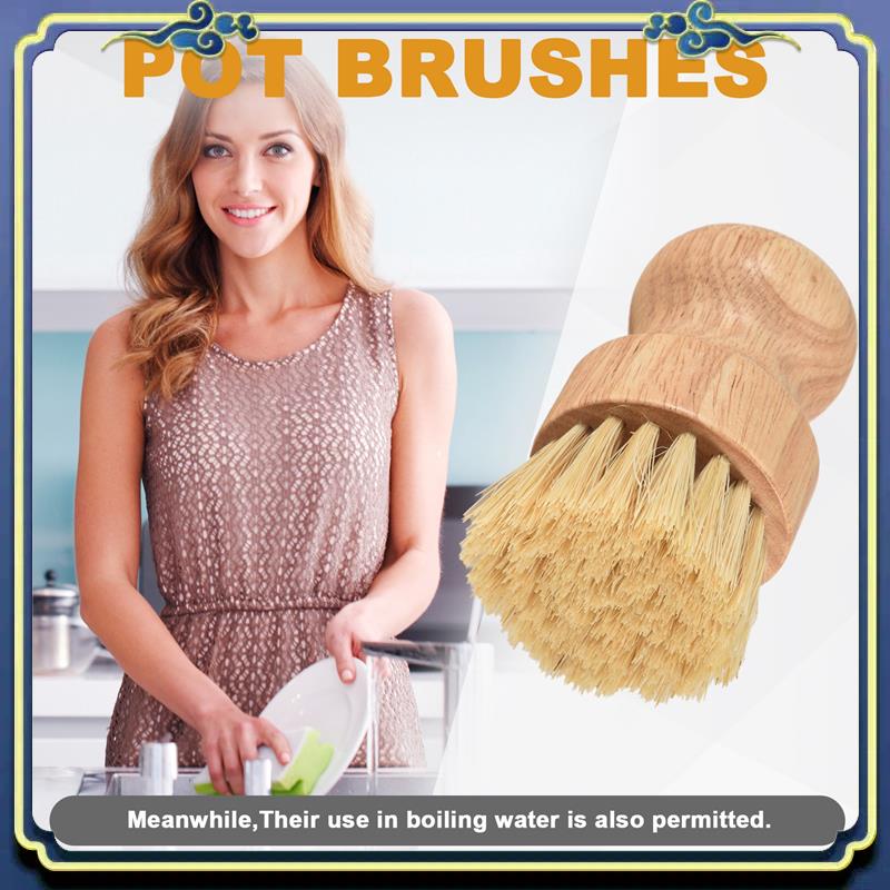 A56P-Bamboo Dish Brush 2Pcs Ba - огляд і ціна Dish Brush Bamboo