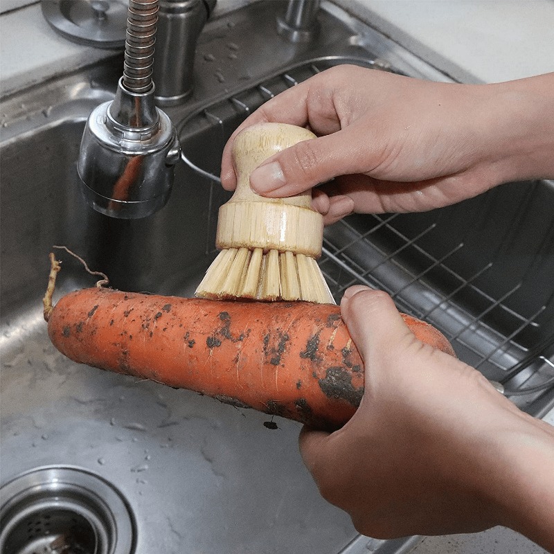 Bamboo Dish Scrub Brush Soap D - огляд і ціна Dish Brush Bamboo