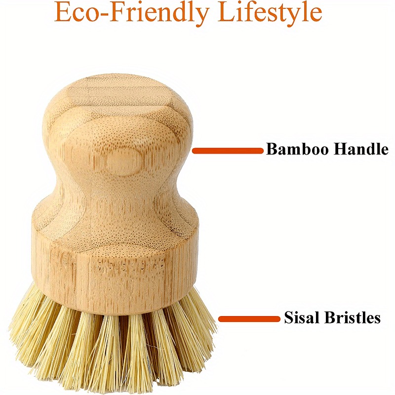 Bamboo Dish Scrub Brush Soap D - огляд і ціна Dish Brush Bamboo