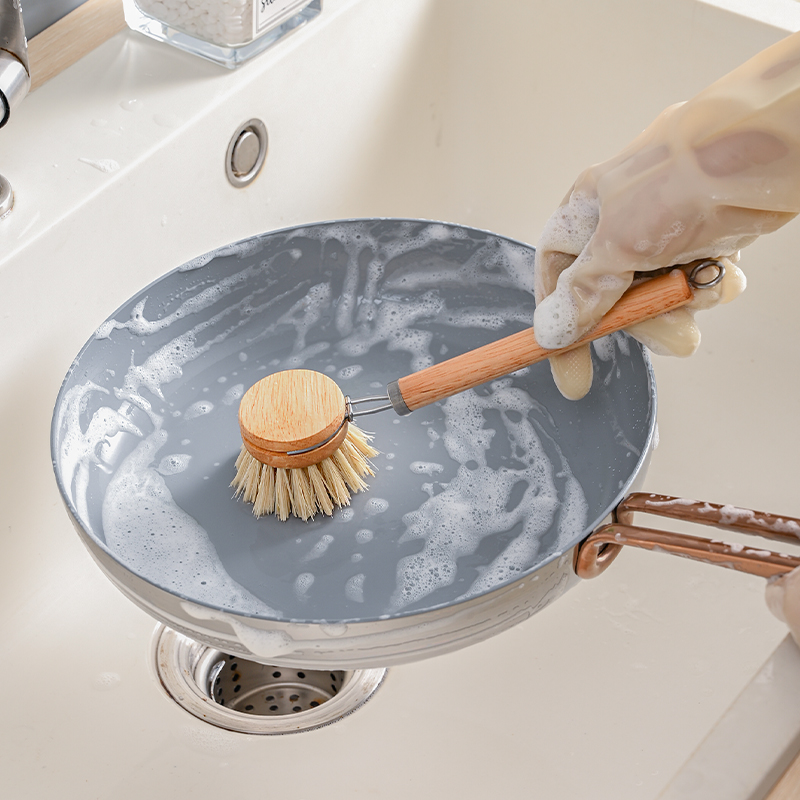 Wooden Handle Dish Brush Set w - огляд і ціна Dish Brush Bamboo