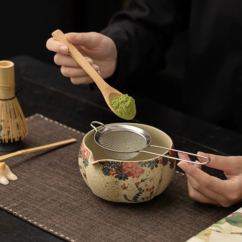 8PCS Japanese Flint red Matcha - огляд і ціна Dish Brush Bamboo